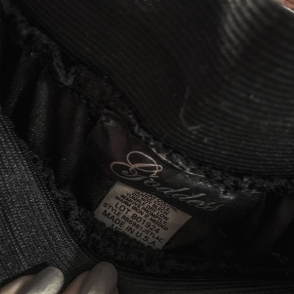 Black Lace Wrap Front Maxi Skirt - Picture 4 of 4